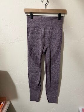 Victoria's Secret Heathered Purple Seamless Leggings